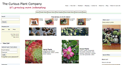 Desktop Screenshot of curiousplants.co.uk