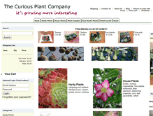 Tablet Screenshot of curiousplants.co.uk